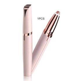 Online Shopping in Pakistan Eyebrow Trimmer Electric Shaver Lipstick Lady Eyebrow Trimmer Hair Removal Device Flawless Brows Rose Gold 1 | Online In Pakistan