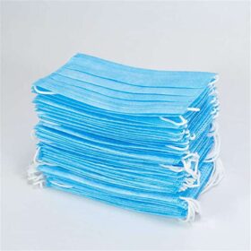 Online Shopping in Pakistan 5 main 50 pcs non woven disposable mask face mouth masks a box of environmentally friendly disposable masks with breathable blue masks | Online In Pakistan